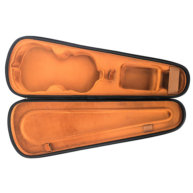 Factory New Material Protective Violin Case Rigid Box With Eva Insert Hard Musical Instrument